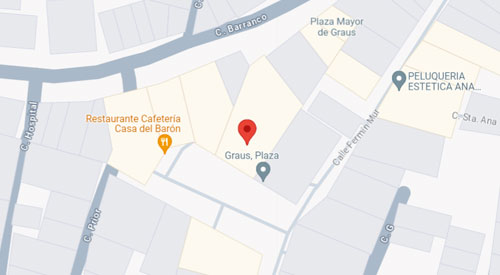 plano Registro Civil-Juzgado de Paz de Graus Huesca